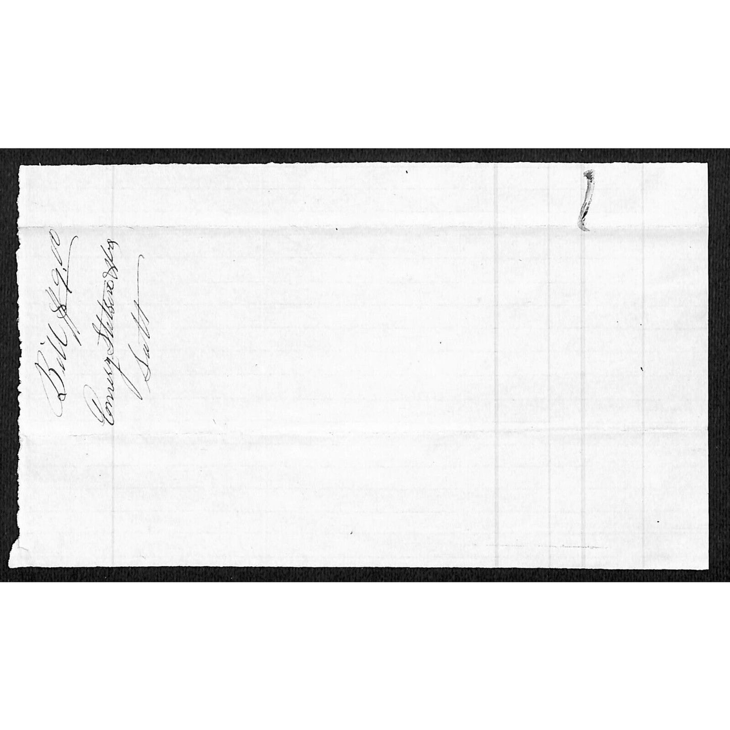 1845 Jabez Knowlton* Newburgh, ME General Store Sales Receipt