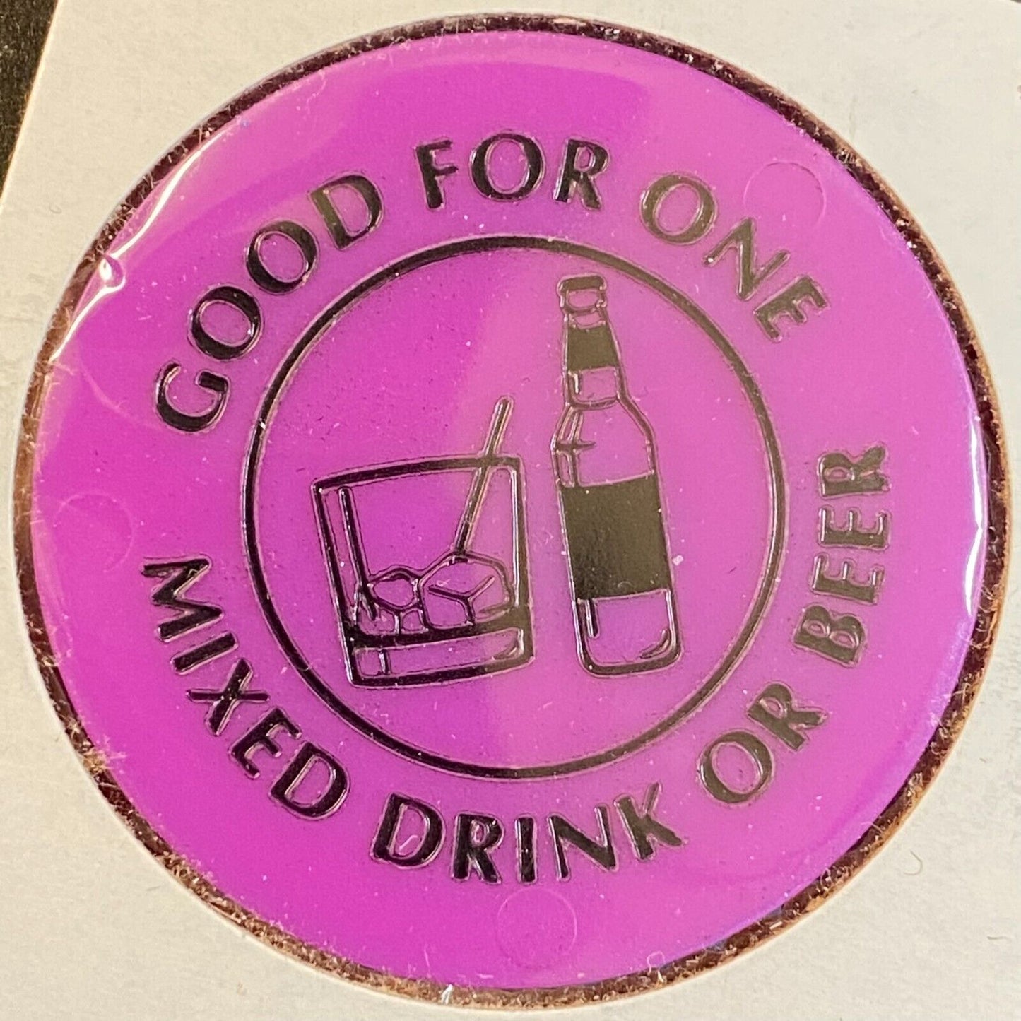 Woodland Tavern Mayport, PA Plastic Token Good For One Mixed Drink or Beer