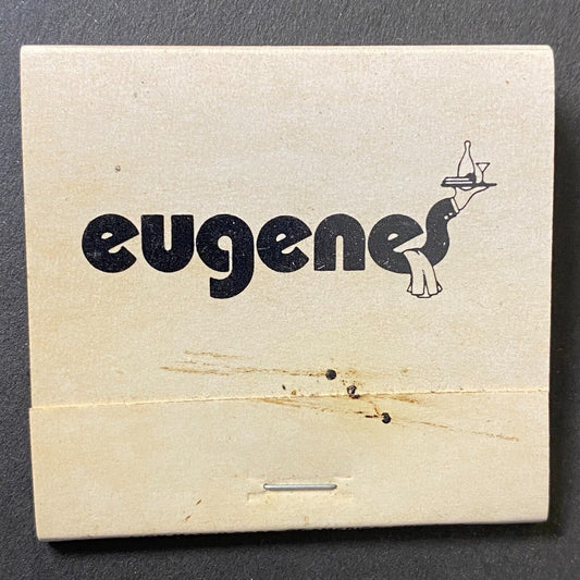 Eugene's Restaurant Chicago Full Matchbook c1974-79 Scarce