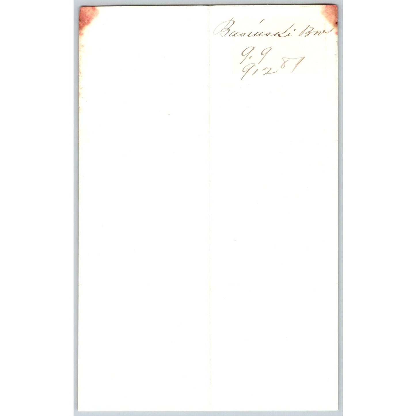 J. Basinski & Bros. Bozeman, MT (Dry Goods) 9/9 1881 Letterhead Henry Elling*