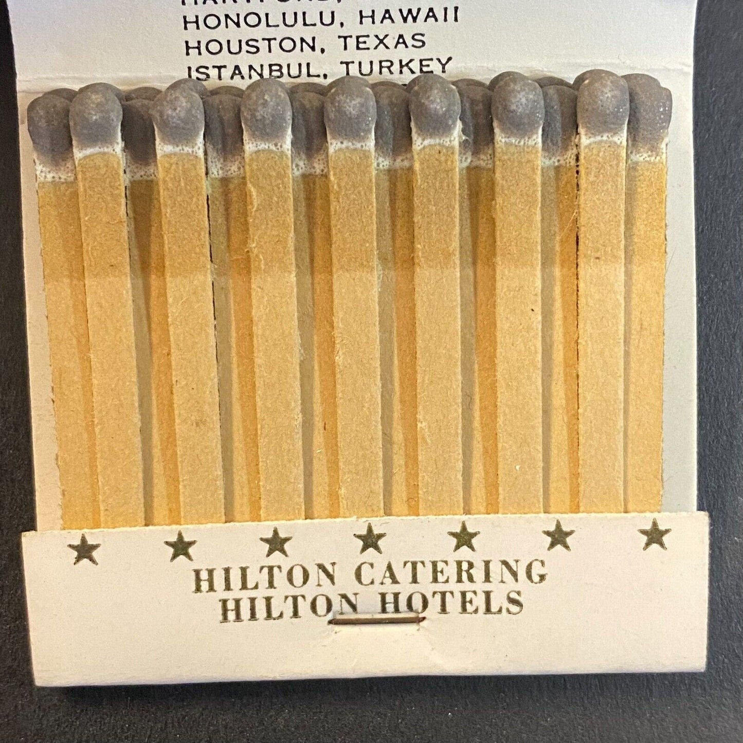 Hilton Hotels Presidents' Walk McCormick Place c1973-1980's Full Matchbook VGC