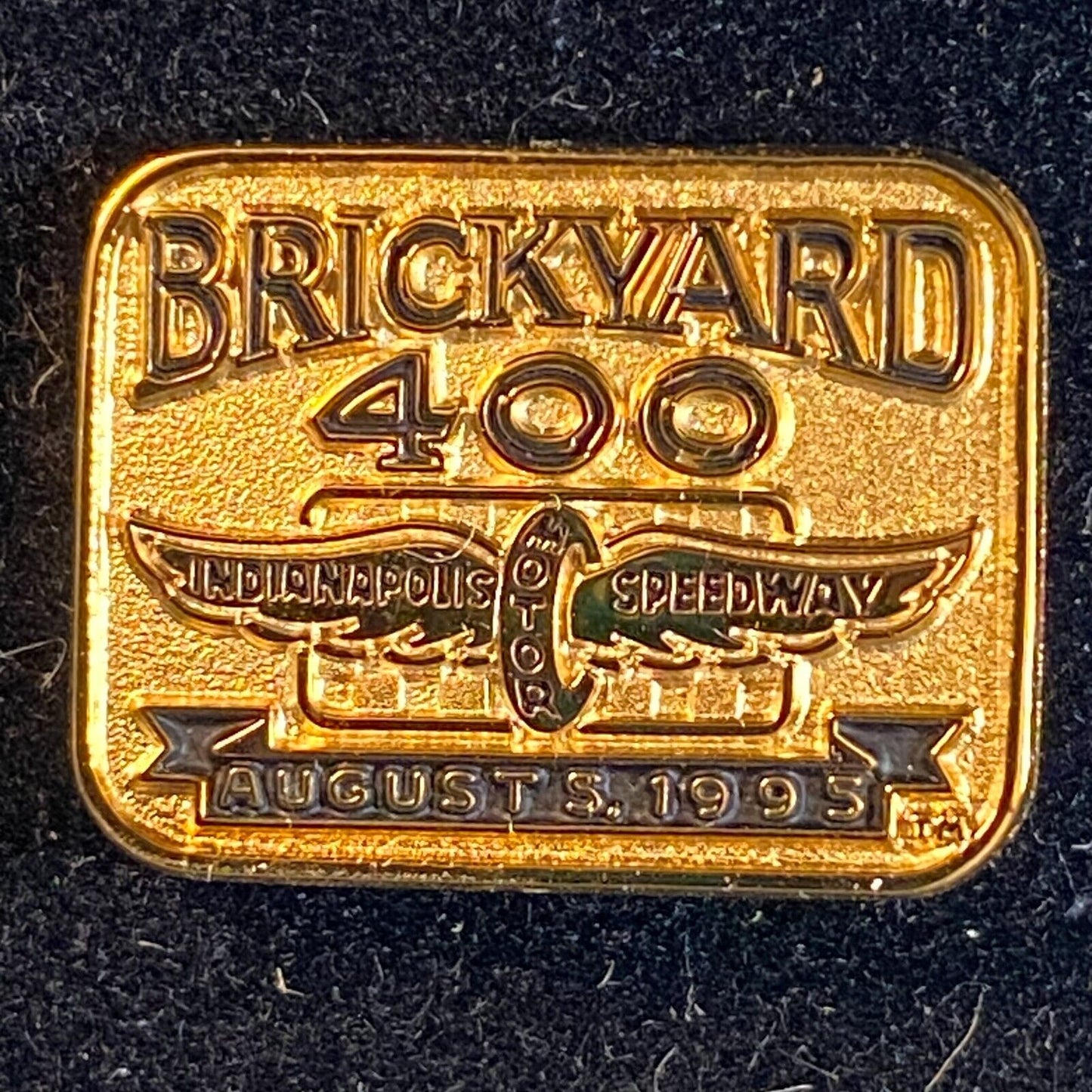 Brickyard 400 IMS August 5, 1995 Lapel Pin w/ Display Box Ltd. Ed. #243 of 1000