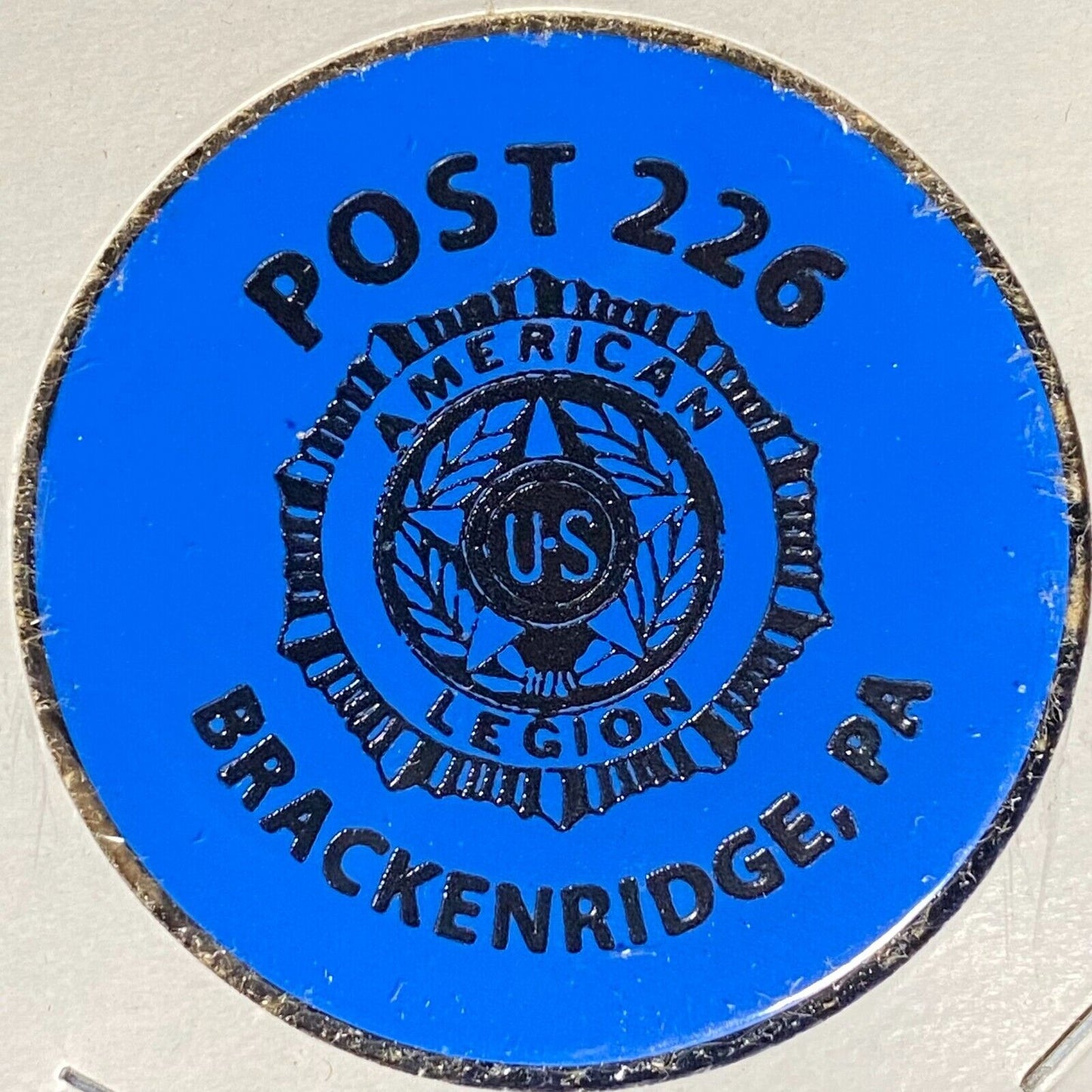 Brackenridge, PA AL Post 226 Plastic Drink Token "Good For One Mixed Drink"