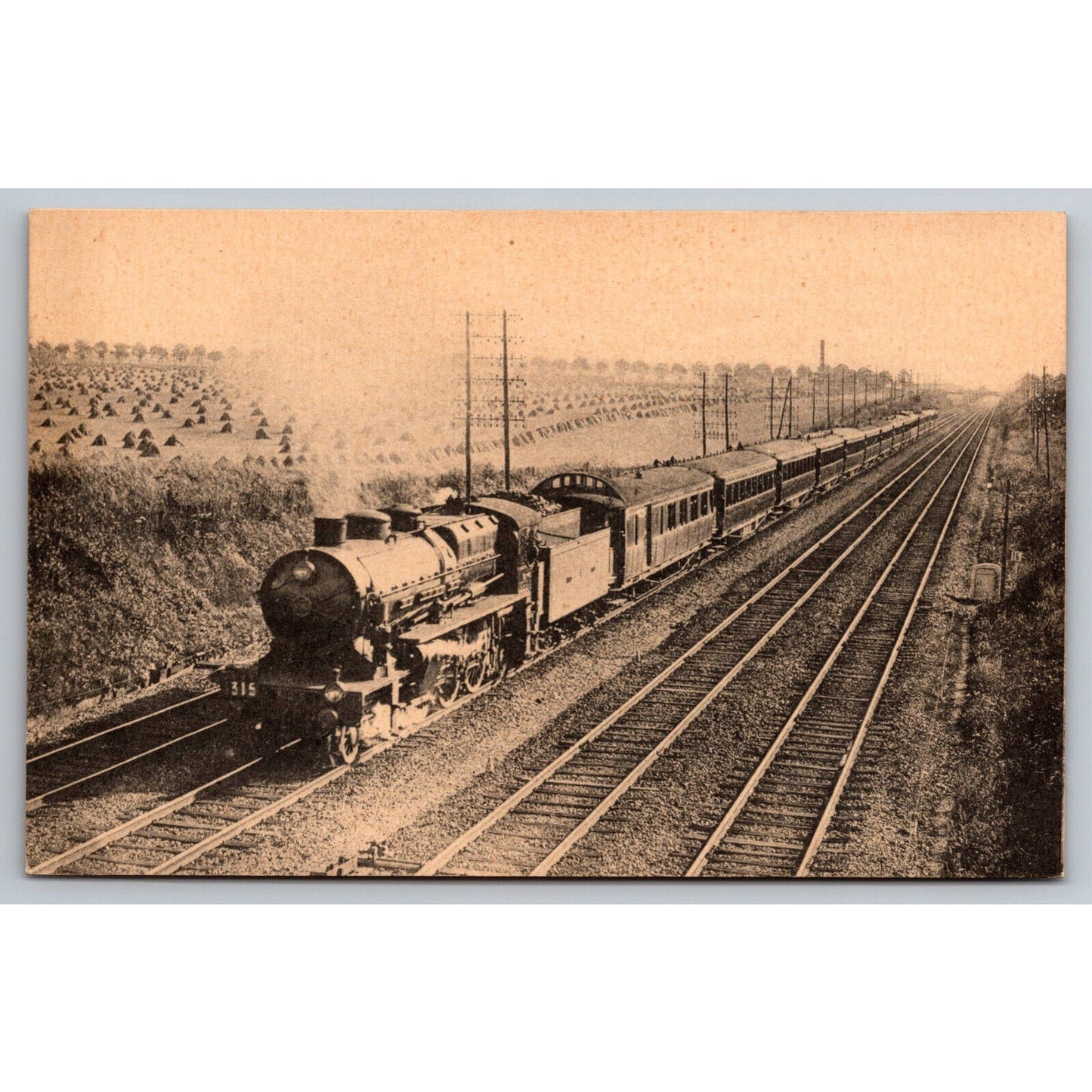 French Railroad RPPC* Postcard Series 3-1201-1240 c1900 H.M.P.