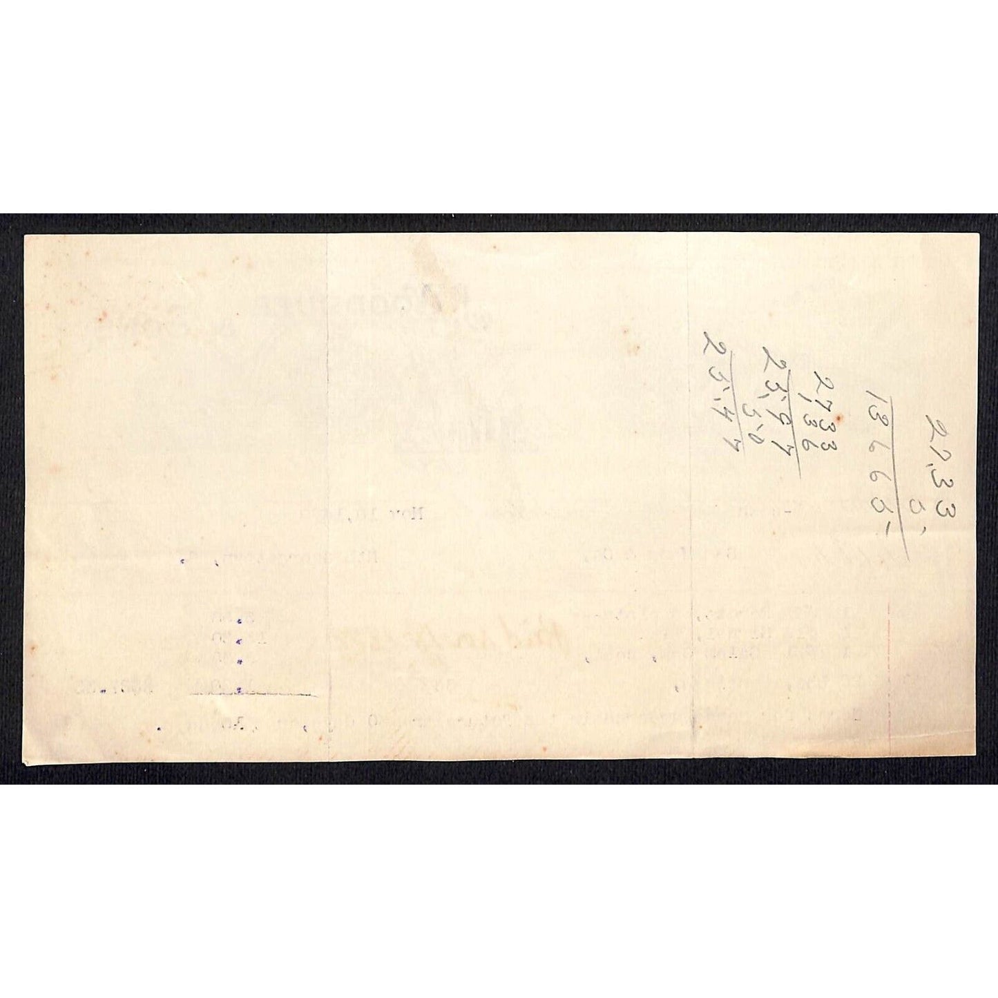 J. Woodruff & Sons Stoves Ranges Billhead 1899 Samuel Wang* N. Georgetown OH