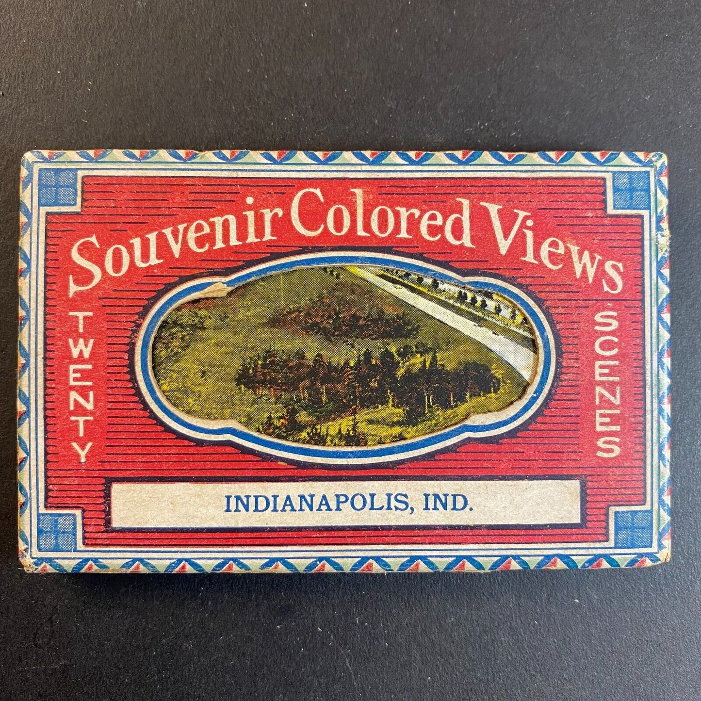 Indianapolis, IN "Souvenir Colored Views" IMS Indy 500 Set of 20 c1920's-30's