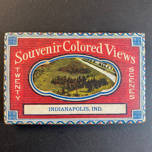 Indianapolis, IN "Souvenir Colored Views" IMS Indy 500 Set of 20 c1920's-30's