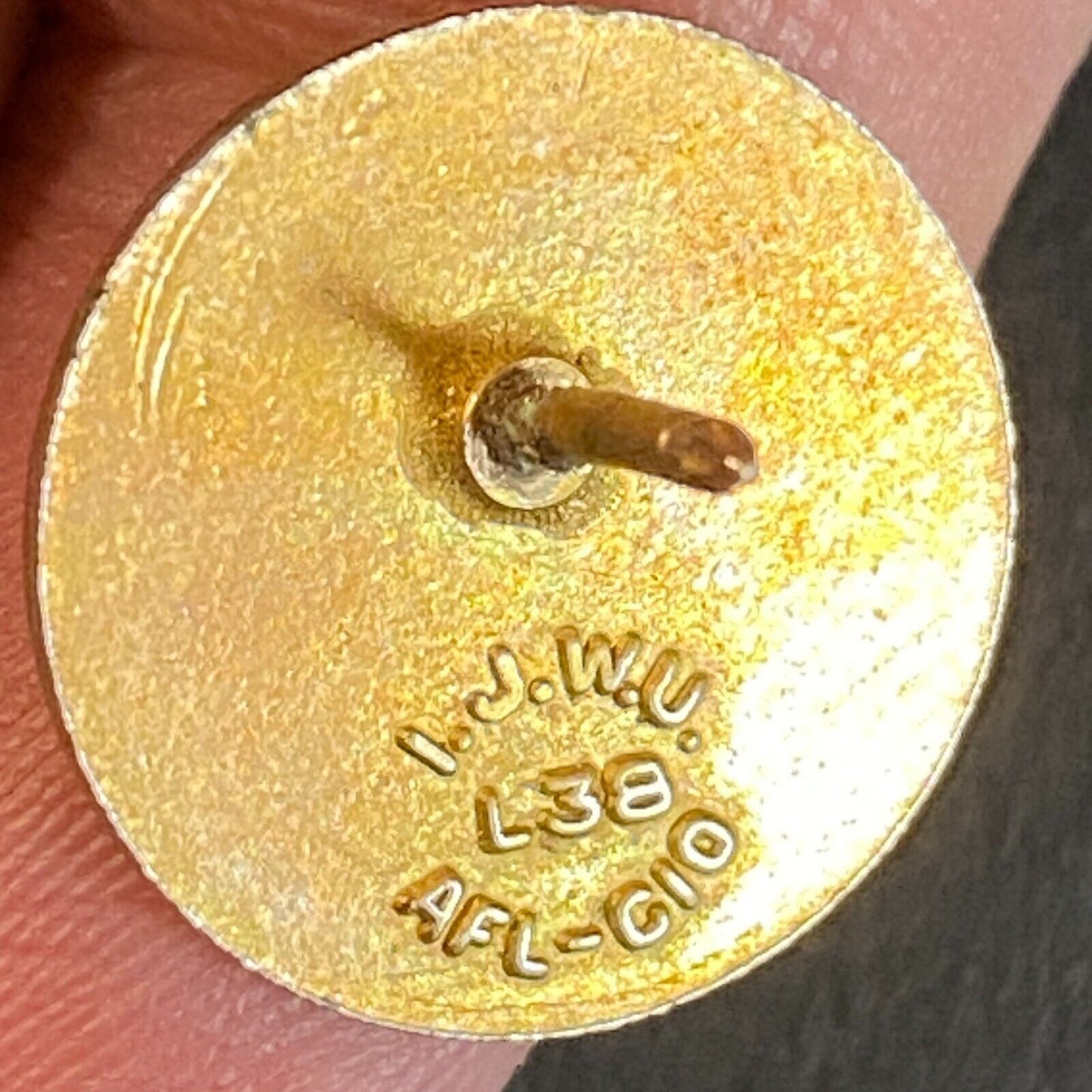 AFL CIO Hospital Nursing Homes B.S.E.I.U. Color Enameled Lapel Pin 16mm