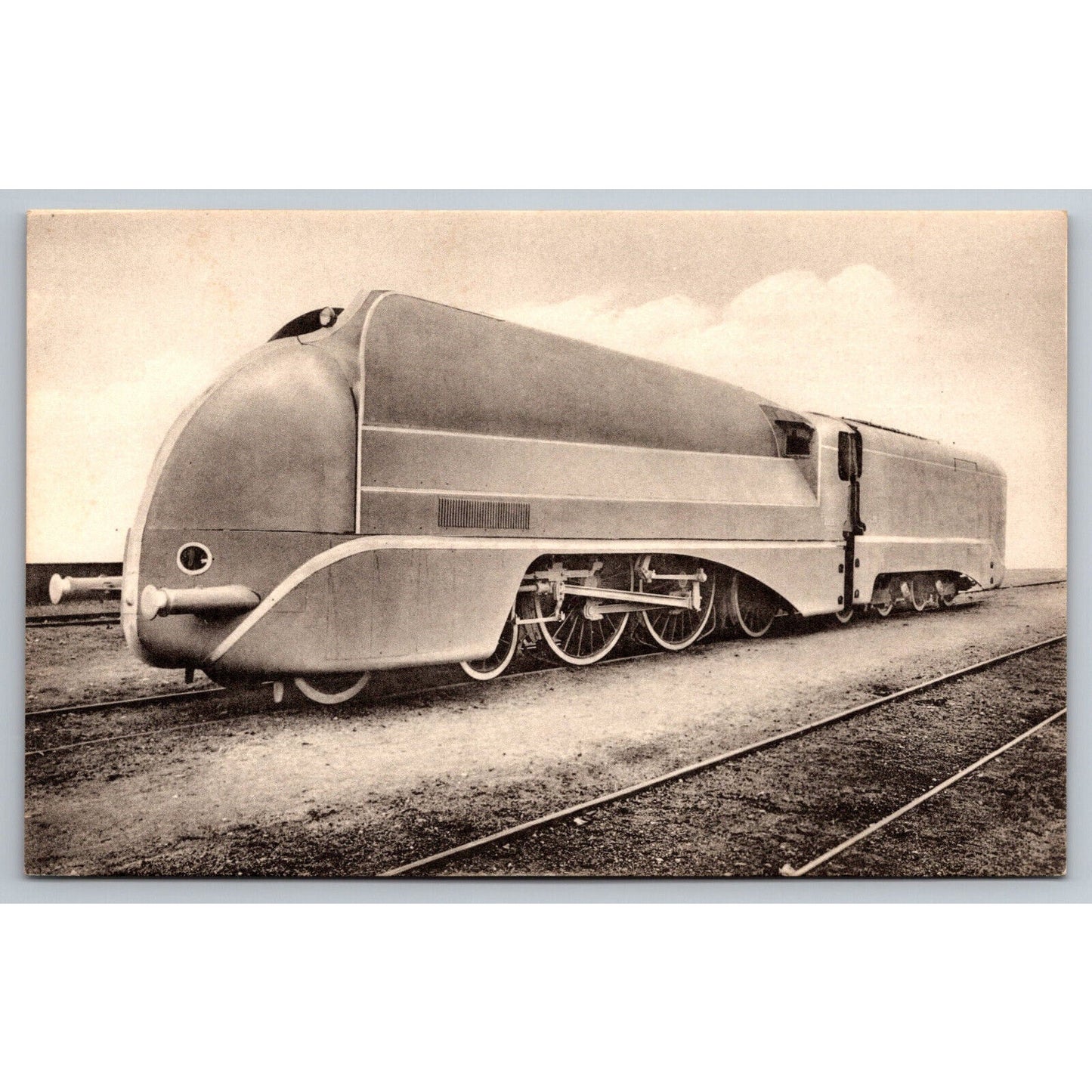 French Railroad RPPC* Postcard Machine 221 B 11 Series 221 A 1 - 20 c1940 H.M.P.