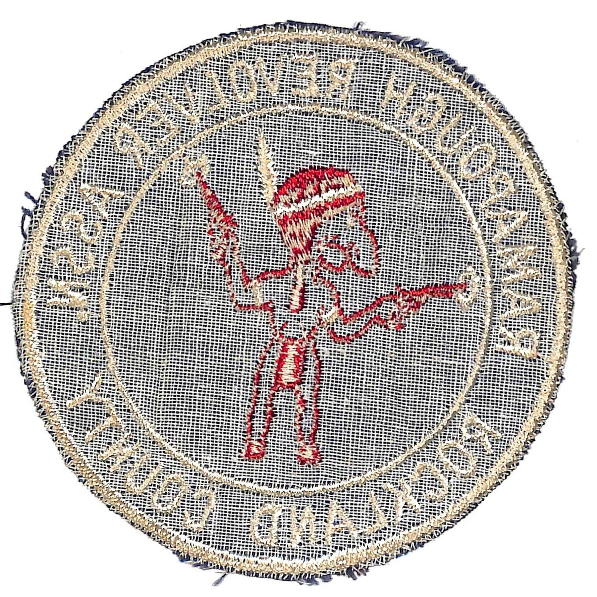 Ramapough Revolver Assn Rockland County Vintage Emb. 4" Patch c1960's-70s Scarce