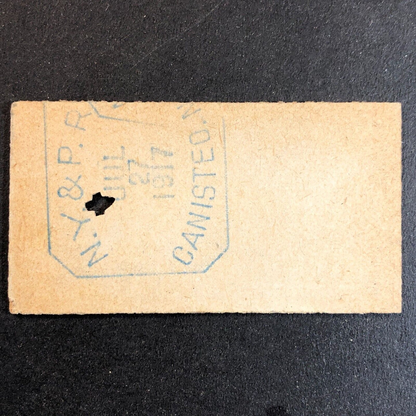 New York & Pennsylvania Railroad July 27 1917 Whitesville, NY Ticket #18289
