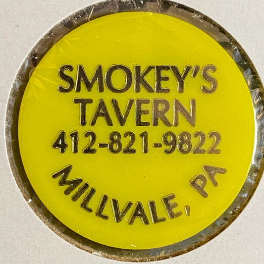 Millvale, PA Smokey's Tavern Plastic Token Good For One Special