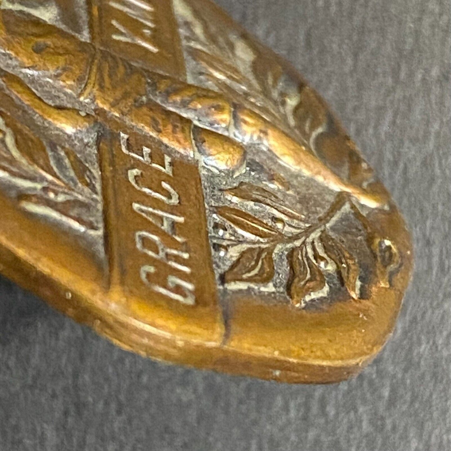 1924 Grace Y.M.S (Chicago?) Half Mile 3rd Place Medallion 33mm dia. 14g