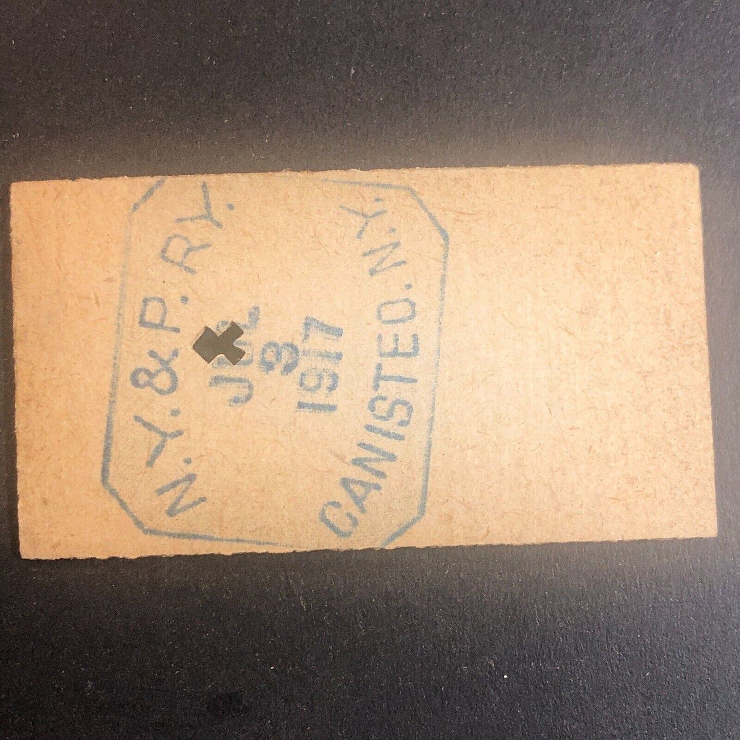 New York & Pennsylvania Railroad July 3 1917 Rexville, NY Ticket #30195