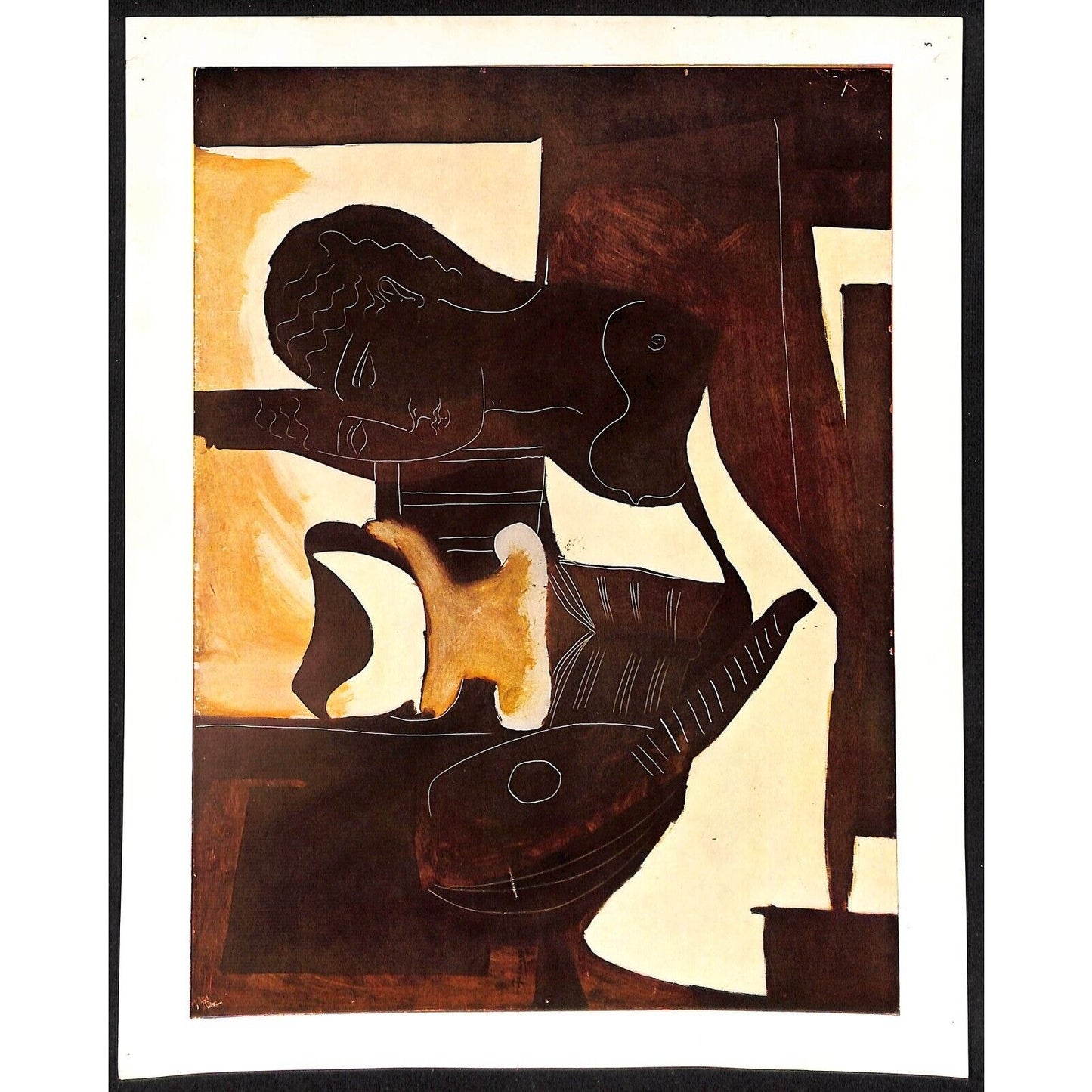 "Skira Inc." Picasso Skira Color Prints w/ Cover & Bio Sheet