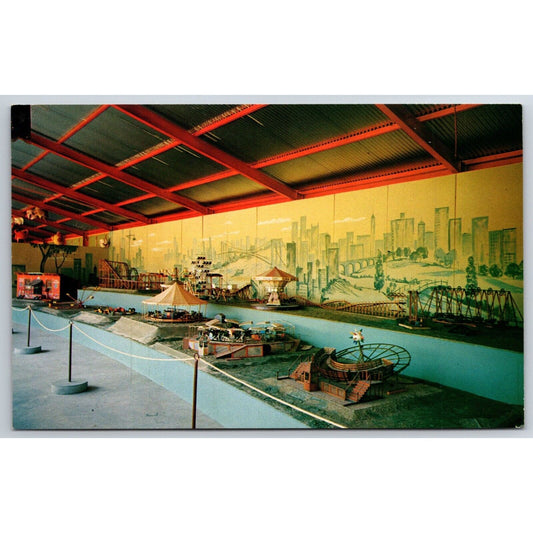 Miniature Circus Rides Hall of Fame Sarasota Postcard NP VGC c1960s
