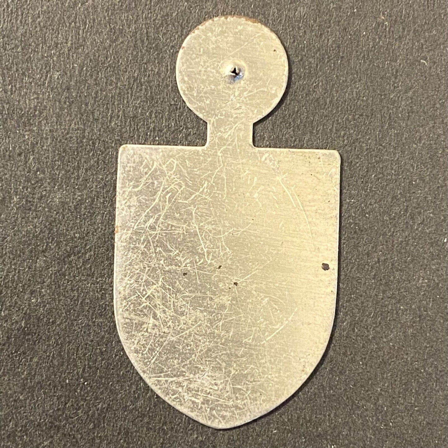March of Dimes "Fight Infantile Paralysis" Steel Fold Over Pin Mercury Dime (#1)