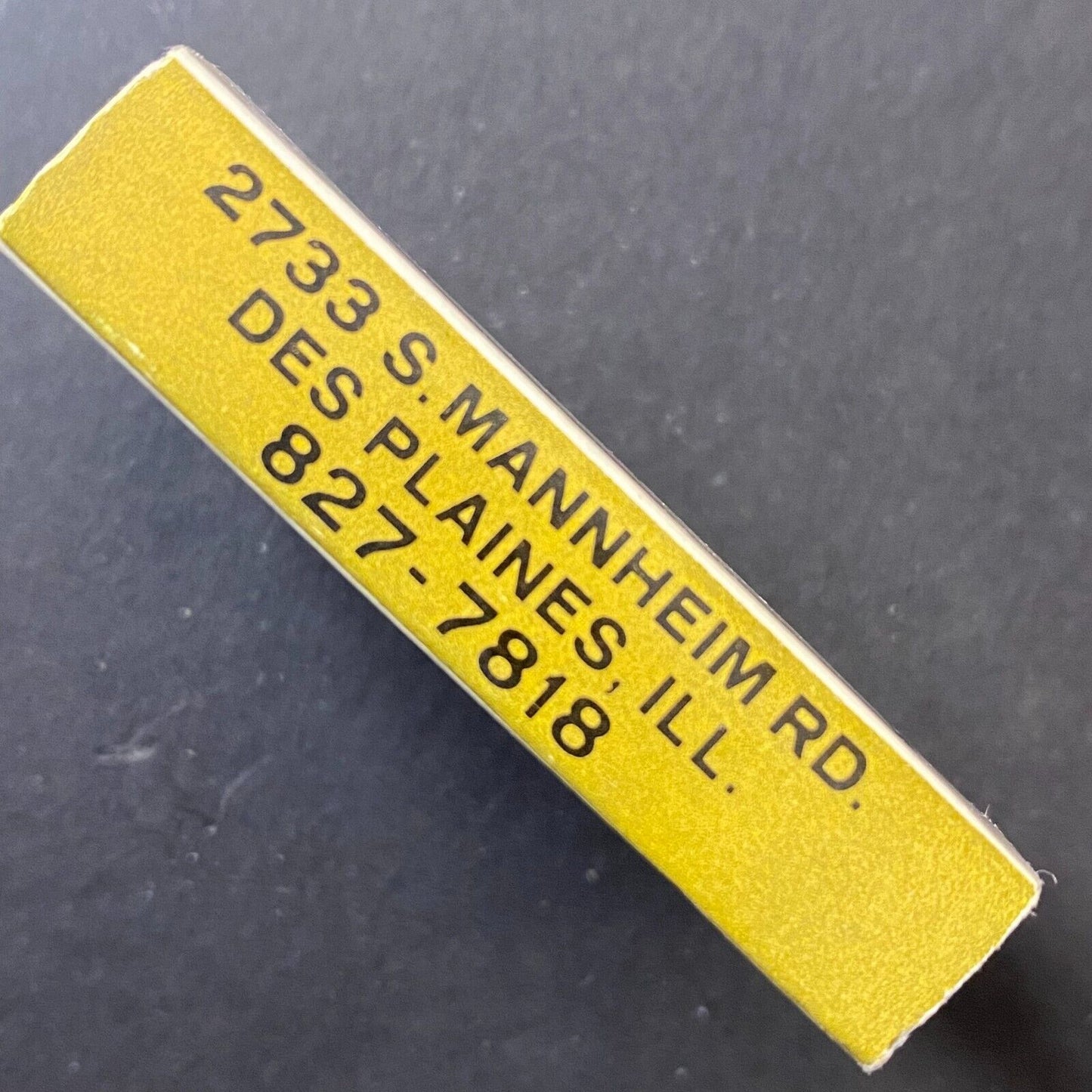 Cafe La Cave Restaurant Des Plaines, IL c1970's-80's Matchbox VGC