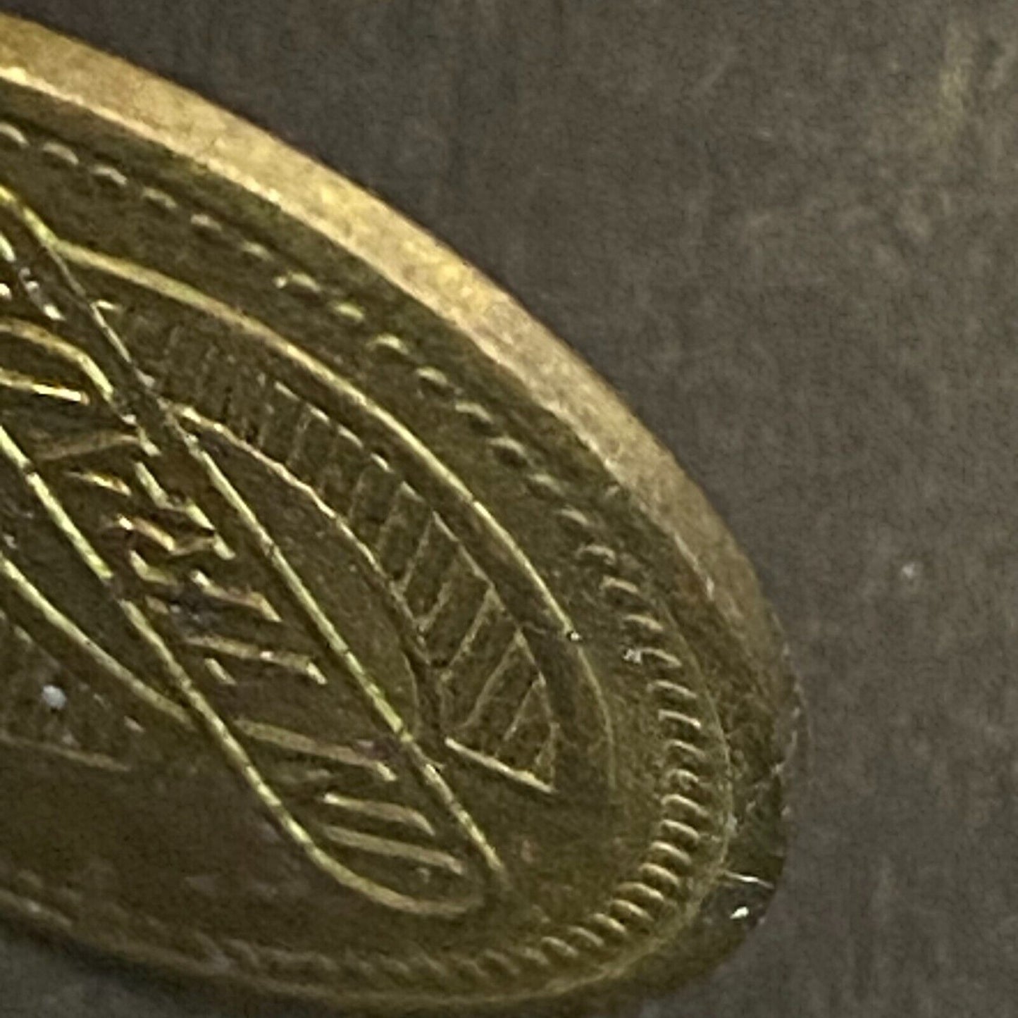 Fort Polk NCO Open Mess G/F 5¢ in Trade Token Brass Louisiana 22mm
