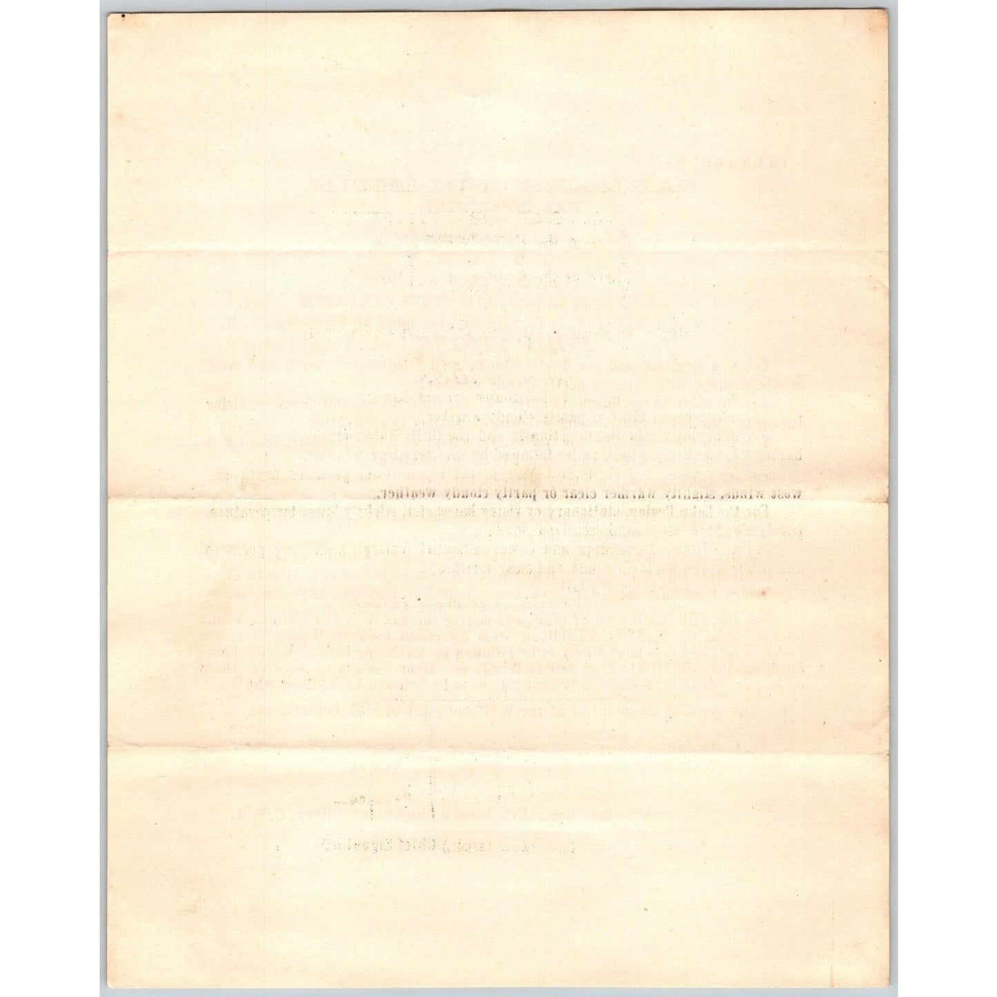 Bangor, ME Chief Signal Office, War Department Farmers' Bulletin - Dec. 28, 1878