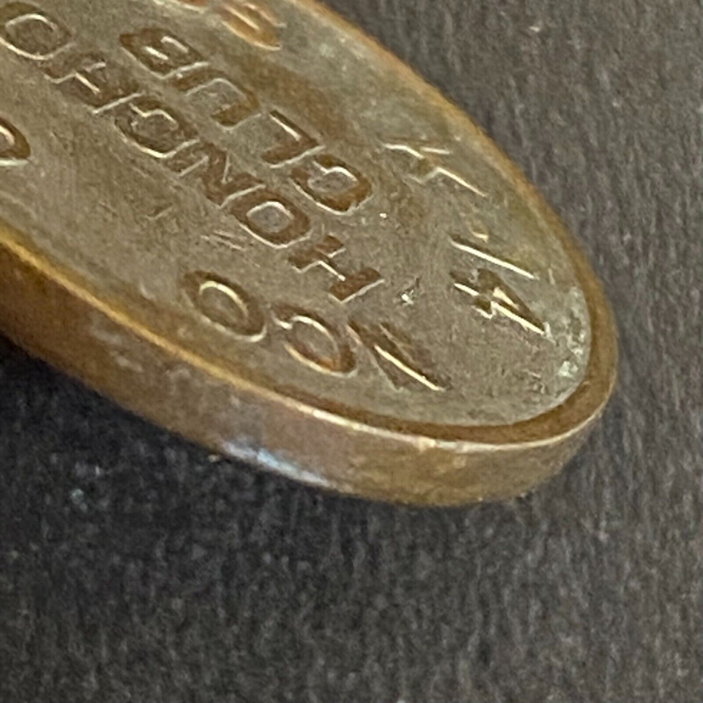 Korea Kimpo AFB Honcho Club Rocker Club NCO Open Mess Military Token 21mm Scarce