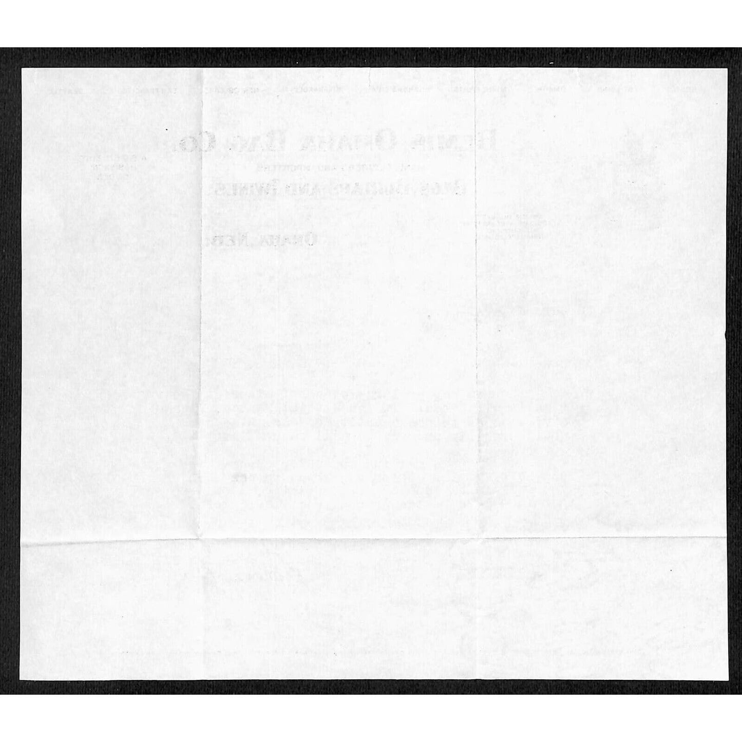 Bemis Omaha Bag Co. Nebraska 1910 Letterhead to Buford* Virginia City, MT Scarce