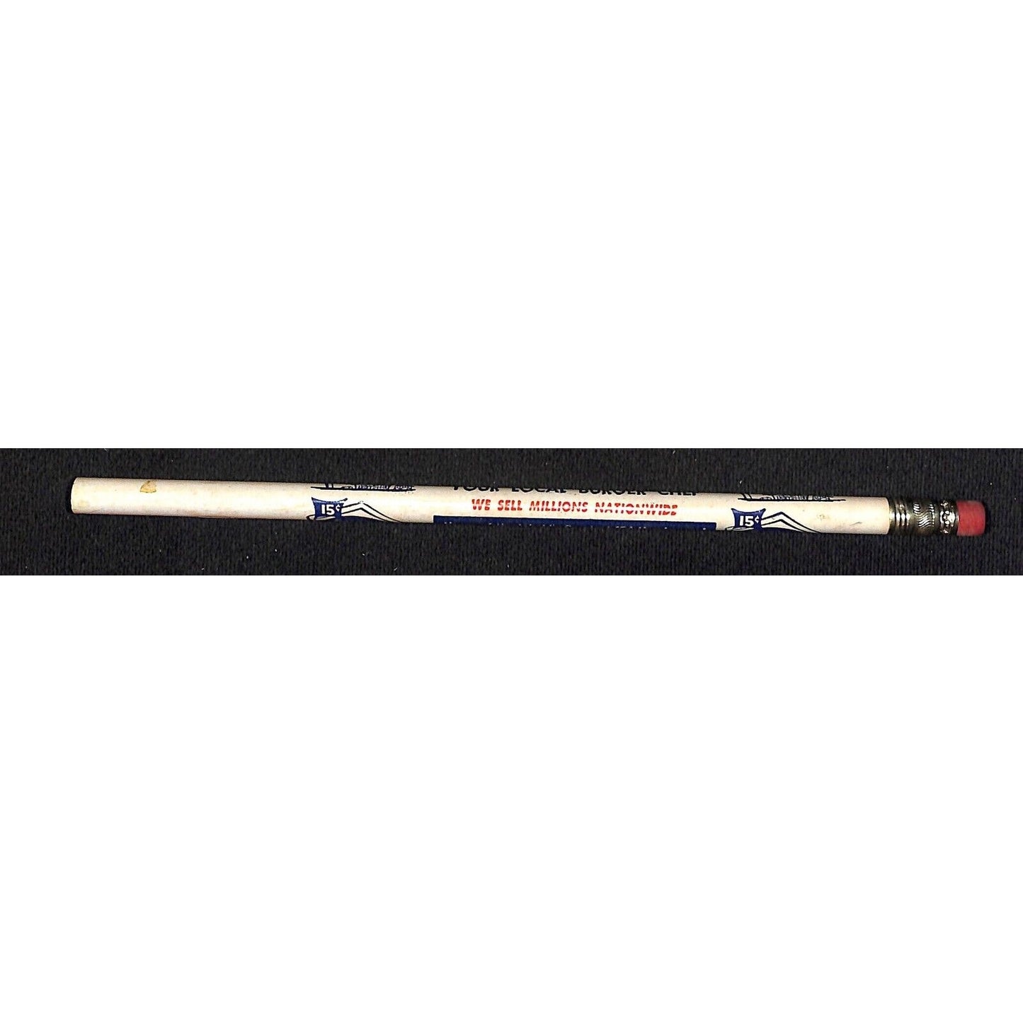 Burger Chef 15c Hamburgers Vintage Advertising Pencil VGC Unused - Scarce