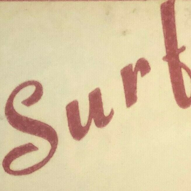 Long Beach, CA Surf Dinner House c1951-55 Full Matchbook