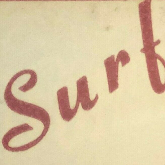 Long Beach, CA Surf Dinner House c1951-55 Full Matchbook