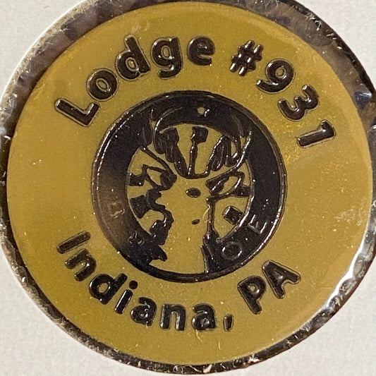 Indiana PA B.P.O Elks #931 c1970's-80's Plastic "$3.00" Token