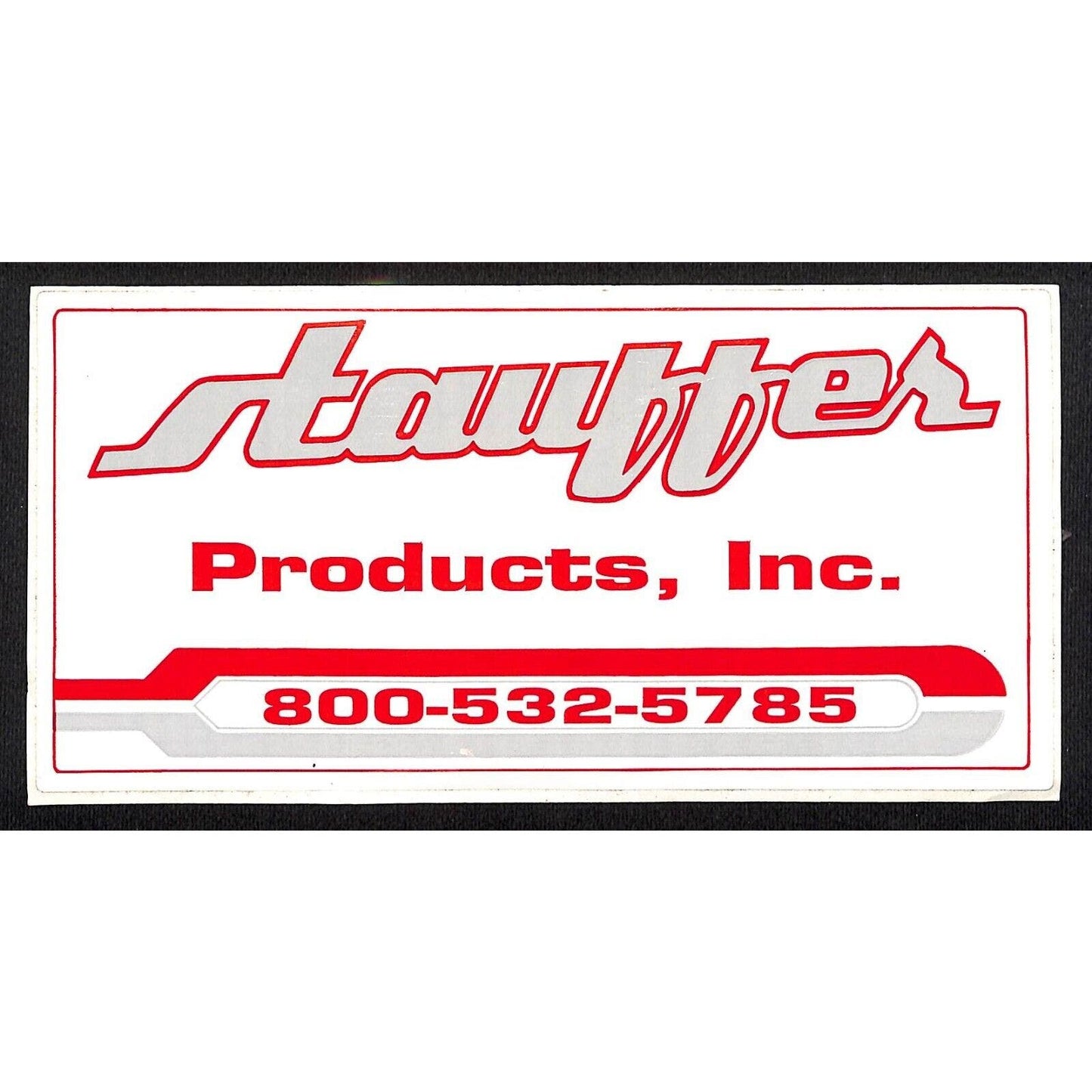 Stauffer Products Original Water Transfer Decal 4" x 8" c1980's-90's