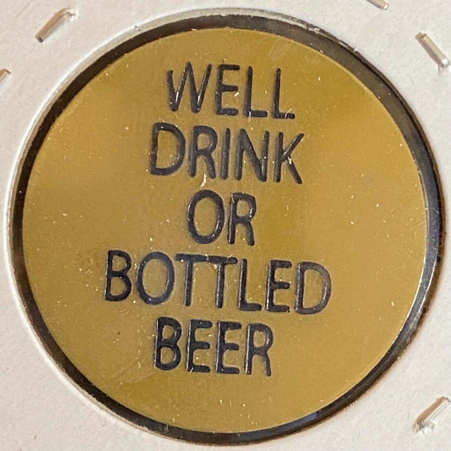 Meadville, PA FOE Fraternal Order of Eagles 429 c1980's Plastic Token Well Drink