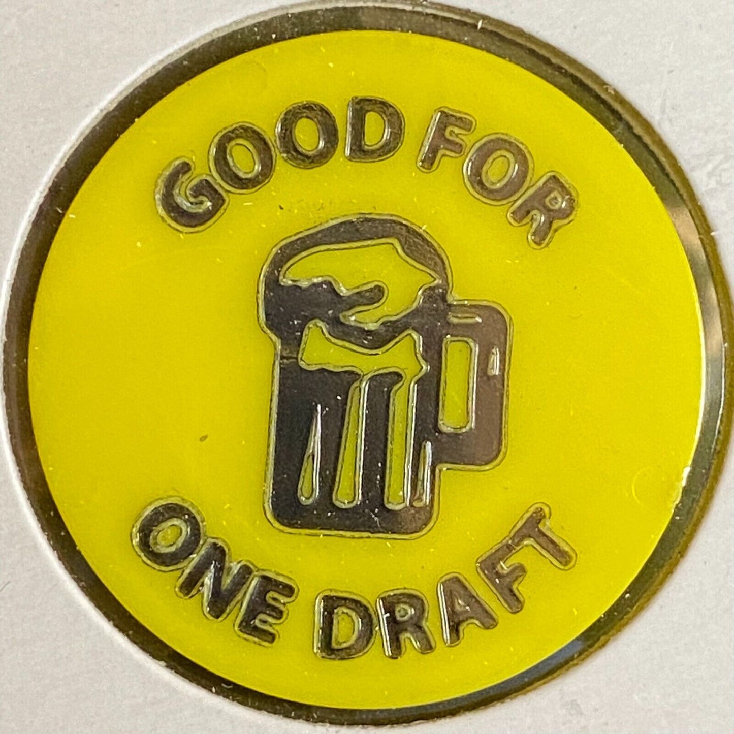 Milroy, PA Wilderness Lodge Plastic Token Good For One Draft Beer w/ Bear