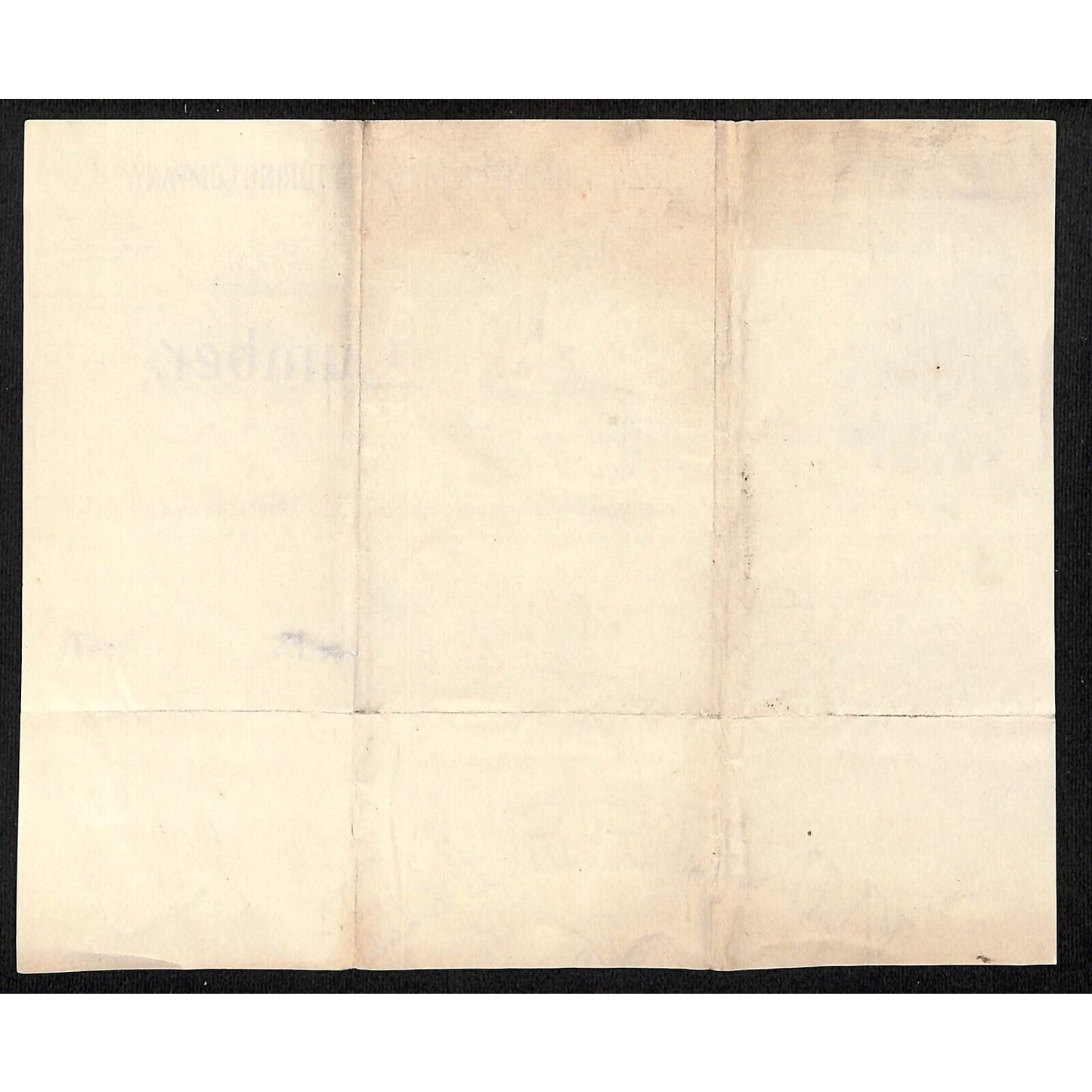 1894 Montana Lumber & Manufacturing Co. Helena, MT Letterhead w/ Vignettes