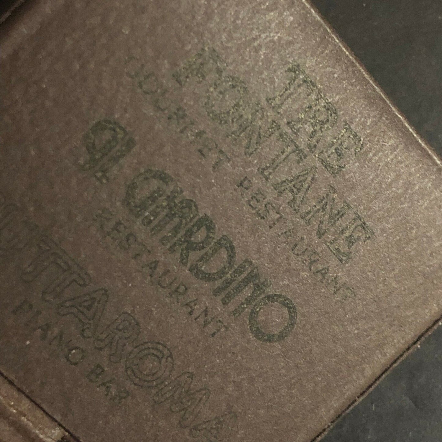 Sheraton Roma, Italy c1980's Full Matchbook / Matchbox