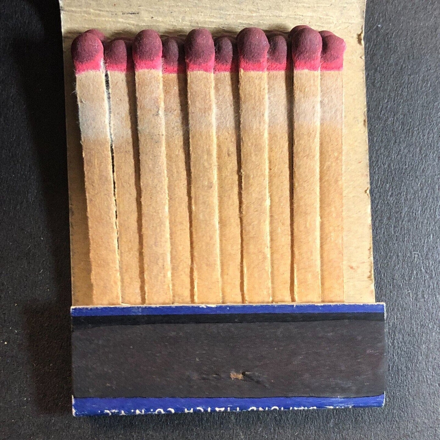 Nehi Beverages / Royal Crown Soda Full 20-Stk Matchbook Bottle c1940's VGC