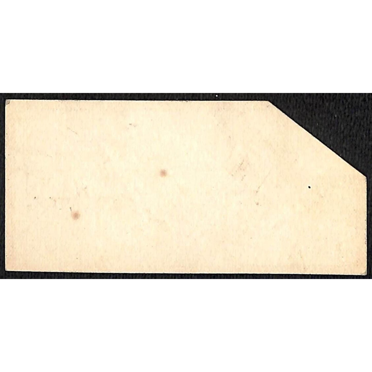 "Mr. & Mrs. John Spencer" Victorian Calling Greeting Card "Folded Corner" Arrow