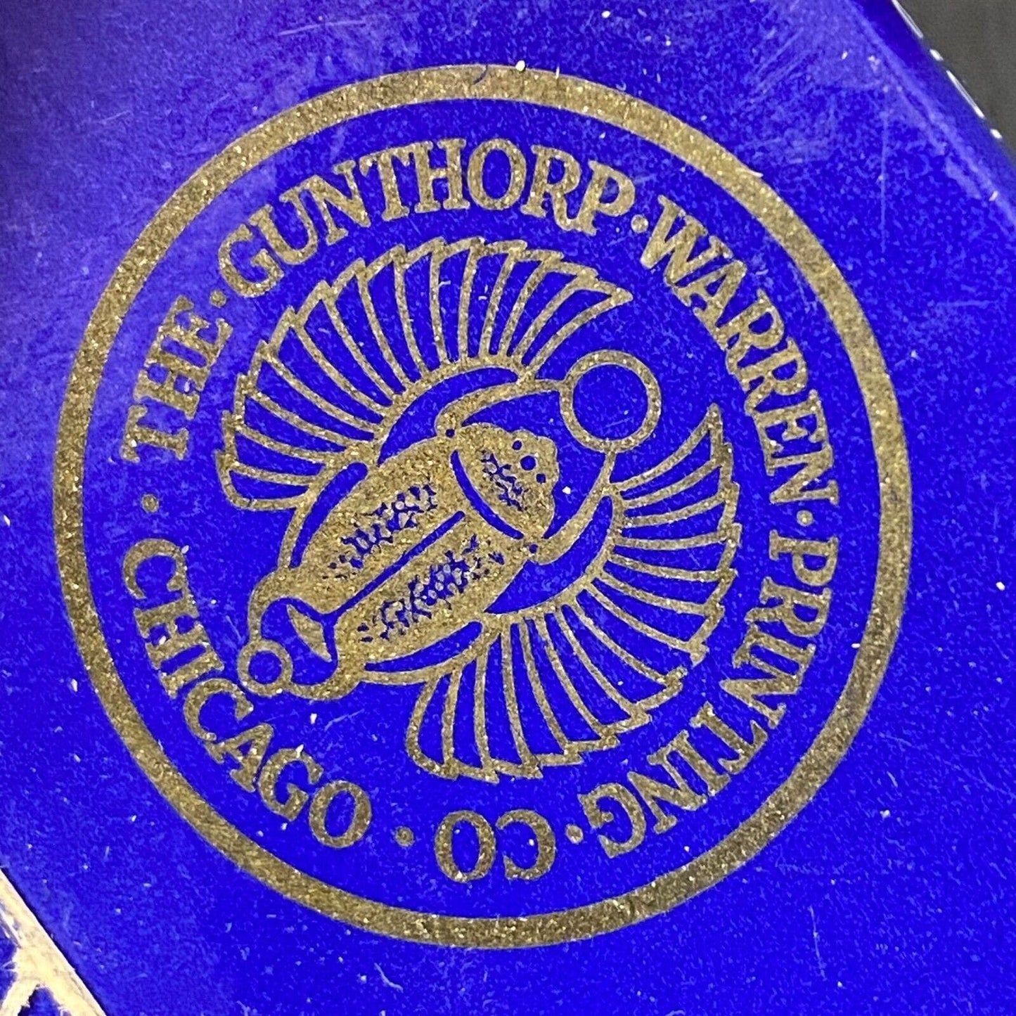 Gunthrop-Warren Printing Company Chicago c1960's-1973 Full Matchbook VGC