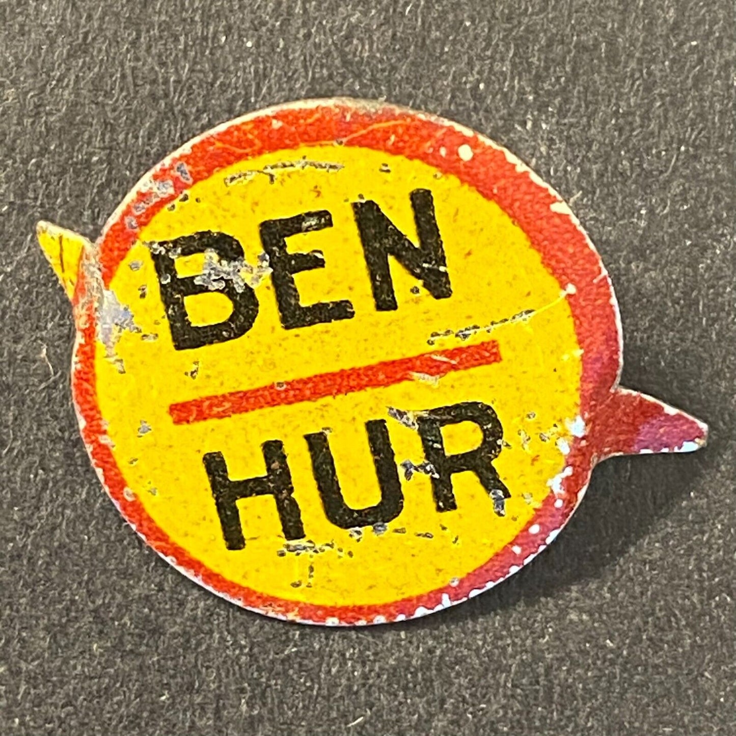 Ben Hur Steel Fold Over Tobacco Tag Pin 5/8"