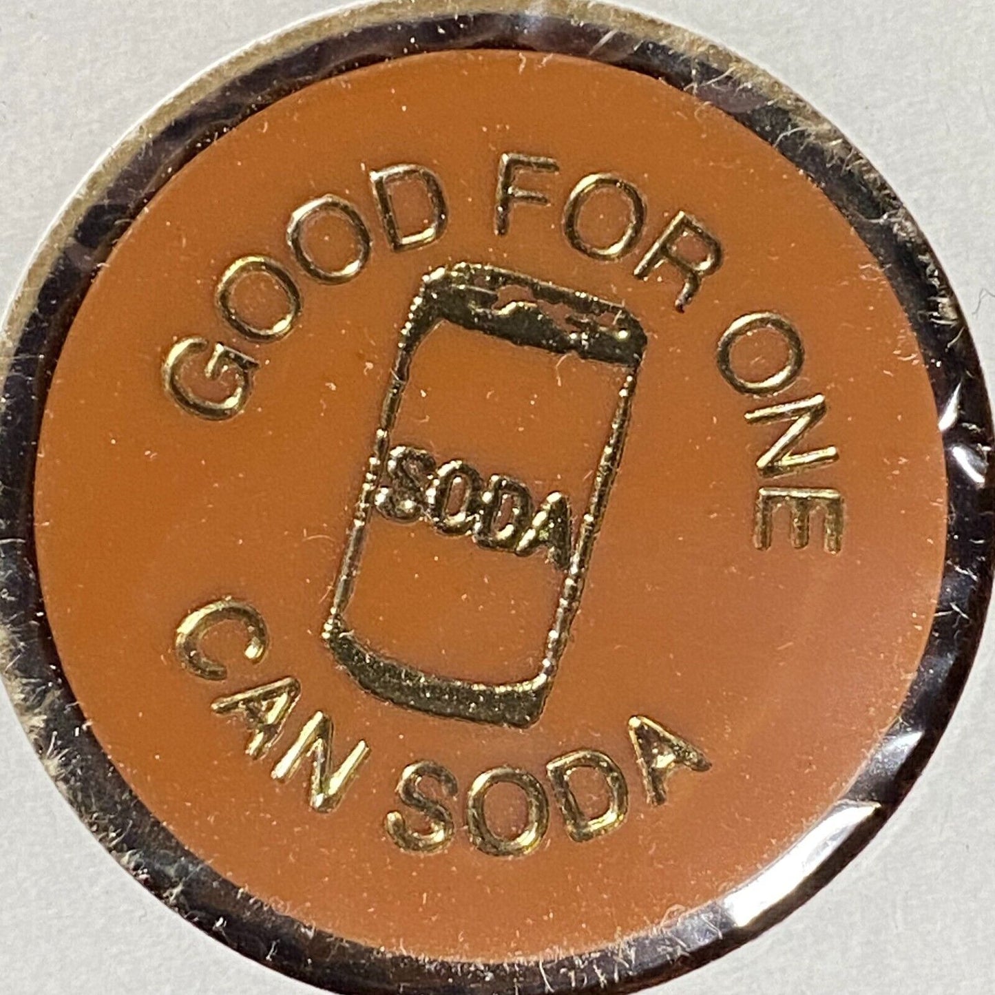 Broad Top, PA F.O.E. Aerie 4426 Plastic Drink Token G/F One Can of Soda