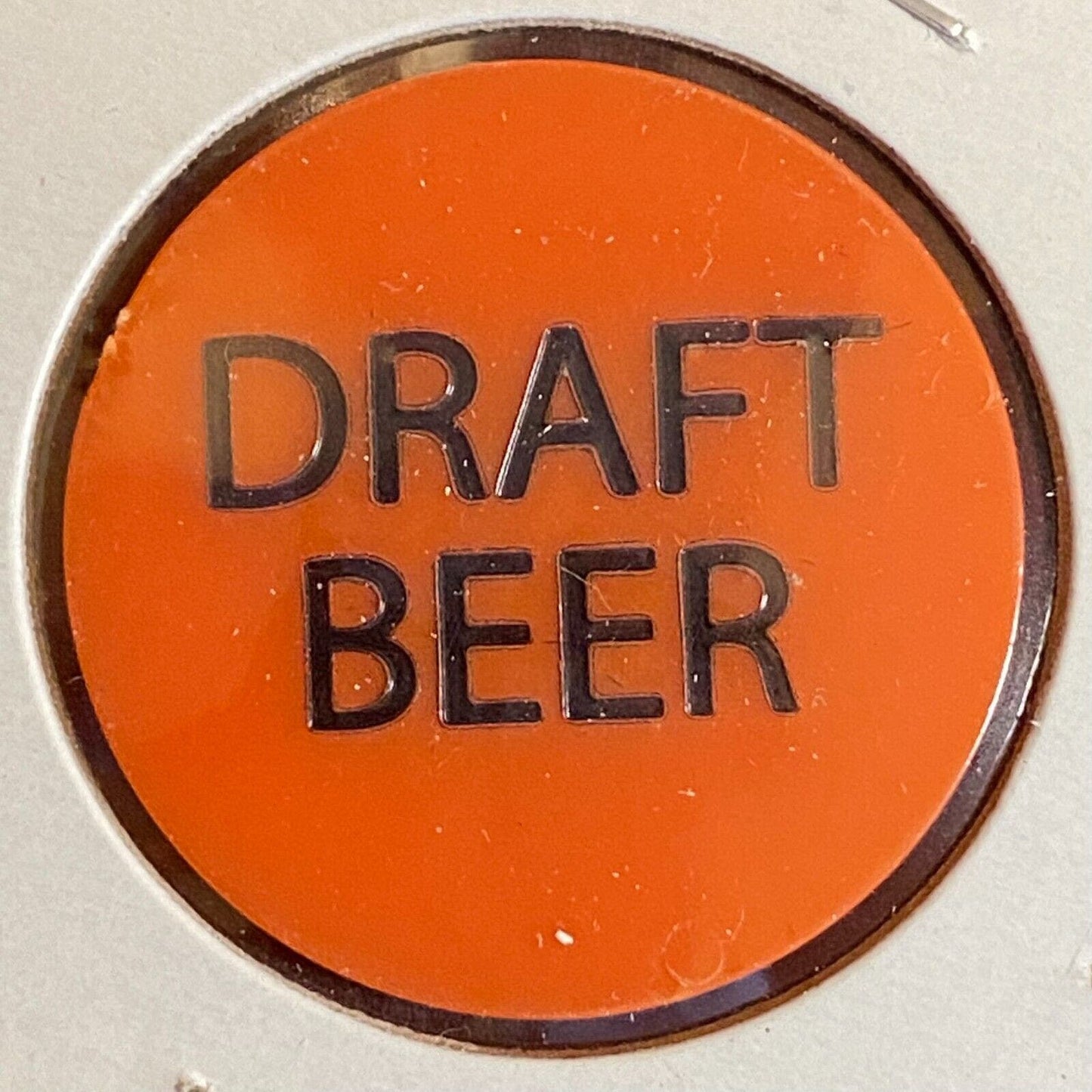 Millvale, PA VFW Post 118 c1980's Plastic Token "Draft Beer"
