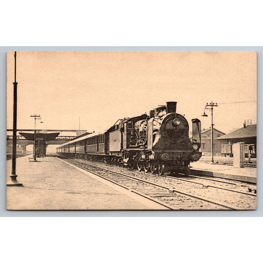French Railroad RPPC* Postcard Rapid Strasbourg c1900 H.M.P.