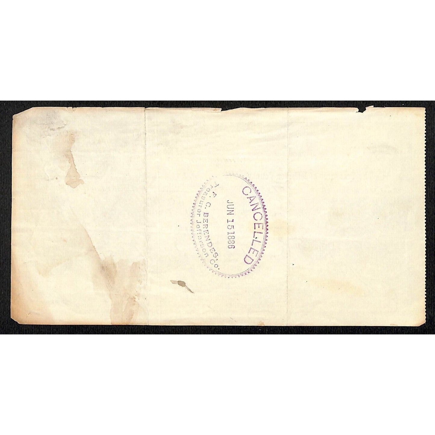 1886 Woodville, MT School District #21 Warrant - for Blank Warrants Published ?