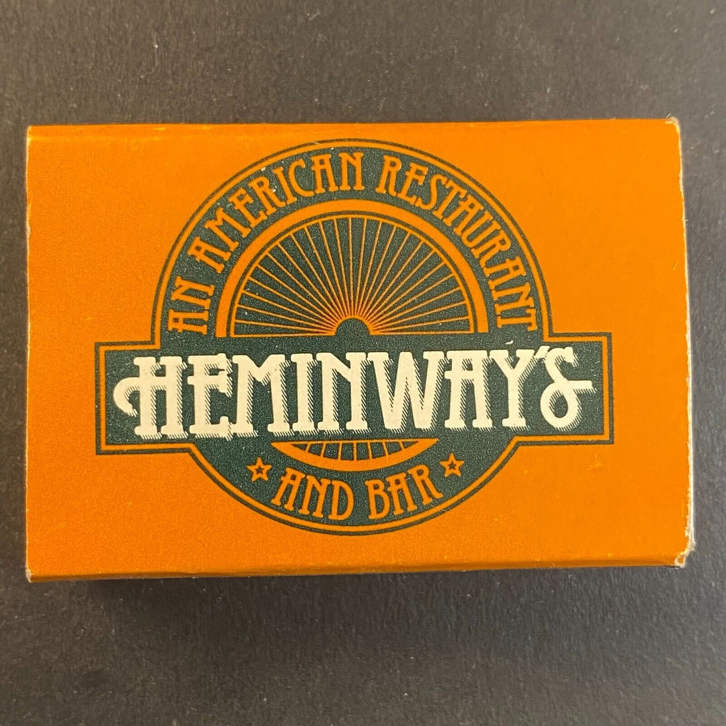 Heminway's American Restaurant Watertown, CT Vintage Matchbox VGC Scarce