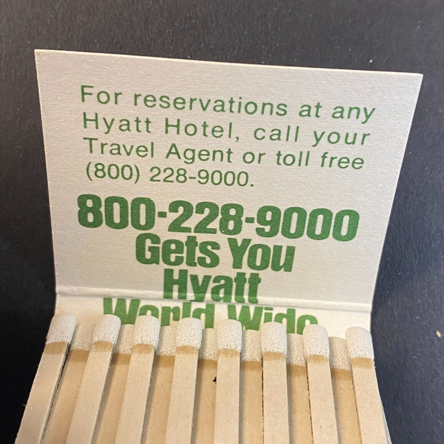 Hyatt Regency Chicago Mrs. O'Leary's Restaurant c1974-80's Full Matchbook