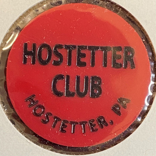 Hostetter Club Hostetter, PA c1980-90's Plastic "G/F One Wine Cooler" Token