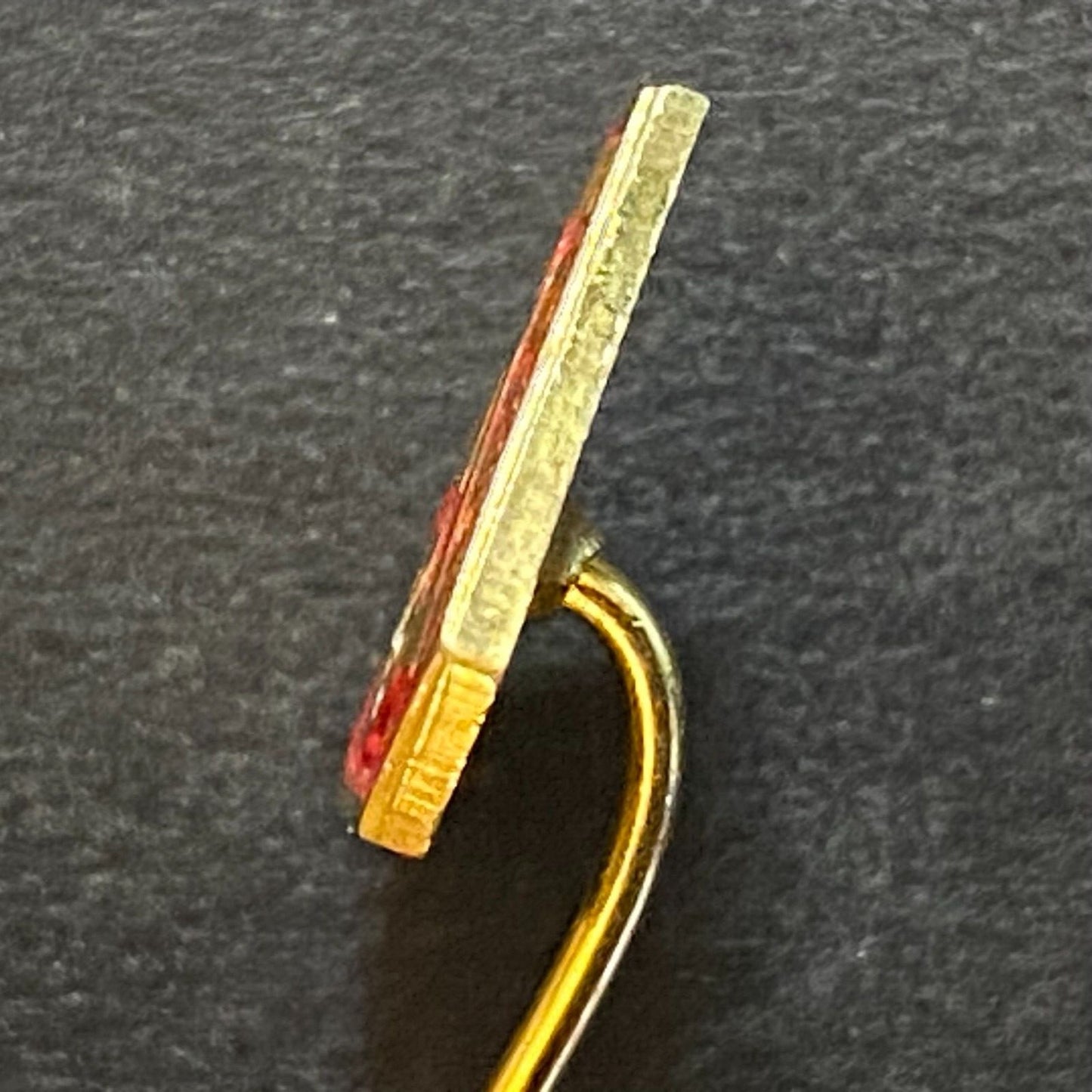 North Macedonia Vintage Enameled Lapel Stick Hat Pin Hotel Montana Krushevo