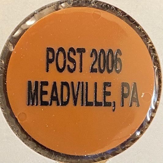 Meadville, PA VFW Post 2006 c1999 Plastic Drink Token "Smirnoff Ice"