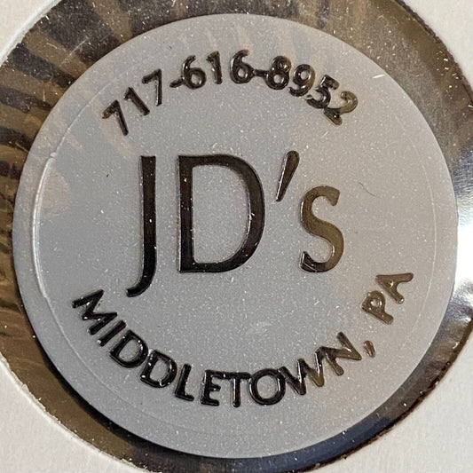 Middletown, PA JD's (Junction) c1980's-90's Plastic Token G/F One Draft (Beer)
