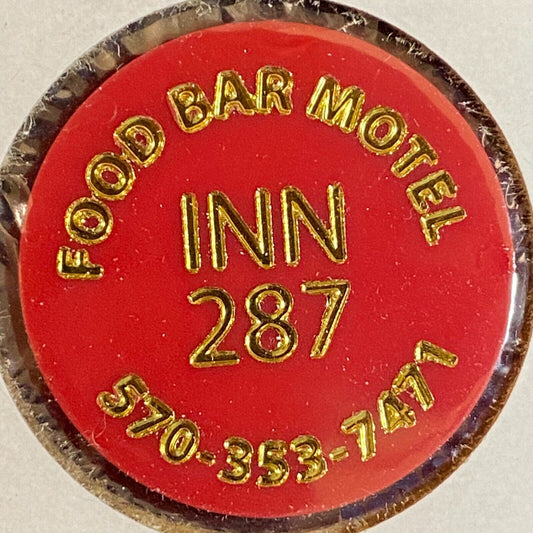 Morris, PA Inn 287 Restaurant c1998 Plastic Token G/F One Draft Beer